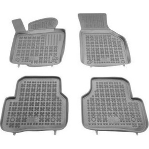  Гумени стелки за VW Passat B6 / B7 (2005-2014) / Tiguan (2007-2016) / Jetta (2010-2018) - тип леген сиви