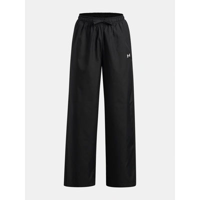 Under Armour Dívčí sportovní kalhoty G Icon Woven Open Leg Pant Černá