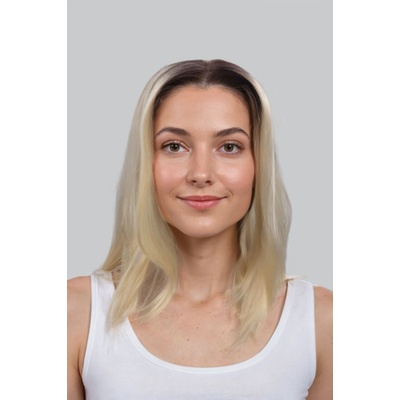 Aradesa Tupé Elegance - blond s hnědými kořínky – Zboží Dáma