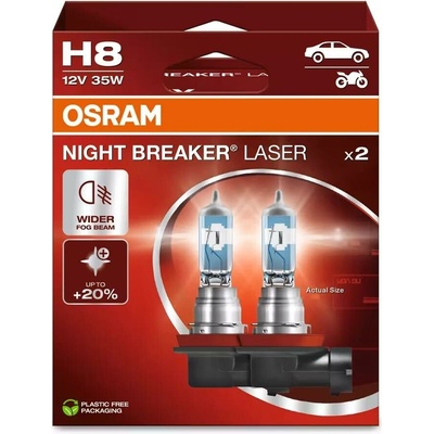 Osram Night Breaker Laser 64212NL-HCB H8 PGJ19-1 12V 35W 2 ks