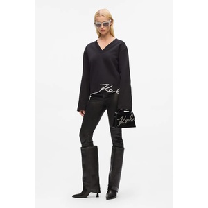 KARL LAGERFELD Суичър с памук (A4W20040) - answear - 201,43 лв