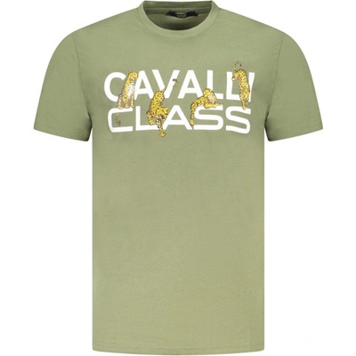 Cavalli class Тениска с къс ръкав за мъже cavalli class, Размер xl, Цвят Зелен (txt60mjd060_ve04050)