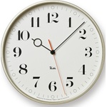 Lemnos Стенен часовник Riki Ring 25 см бял (WR20-05 WH)