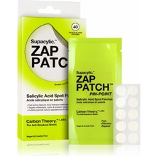 CARBON THEORY Náplasti na akné Supacylic Zap Patch PINPOINT 40 ks