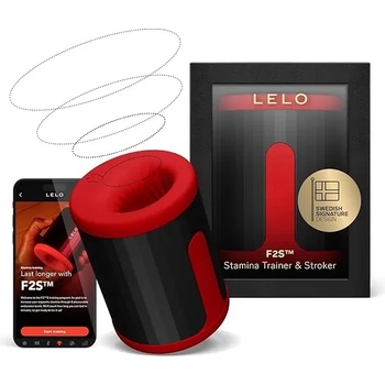 Смарт мастурбатор, 10 режима и Love Bridge функция - Lelo F2S Red (LELO009653)