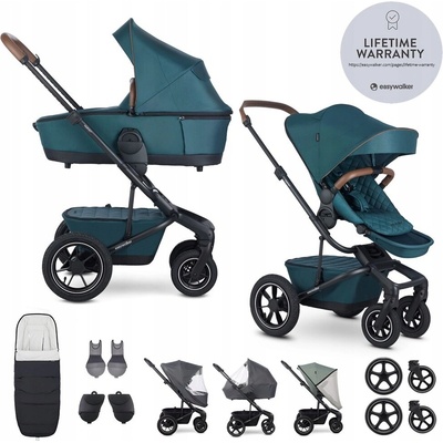 EASYWALKER Set XXL kombinovaný Harvey5 Air Premium Jade Green s príslušenstvom 2020