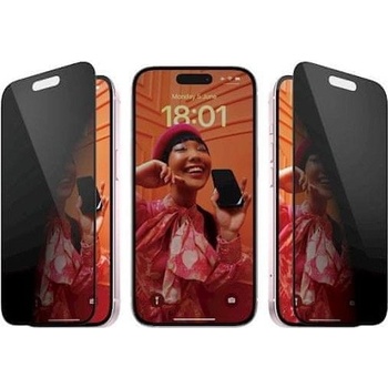 PanzerGlass Privacy Apple iPhone 15 Pro s instalačním rámečkem P2810