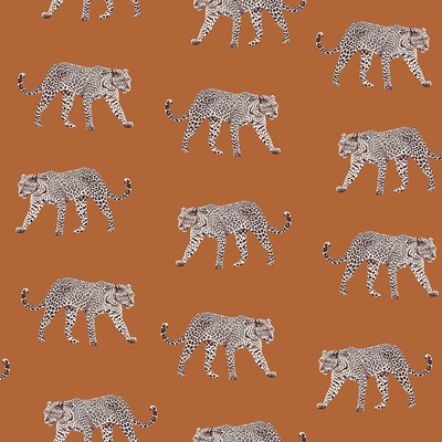 Esta Home 139178 Vliesová hnedá tapeta s leopardmi Paradise rozmery 0,53 x 10,05 m