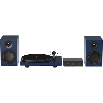 Pro-Ject Colourful Audio System E Satin Steel Blue въртящата комплект (COL AUDIO SYSTEM E SSB)
