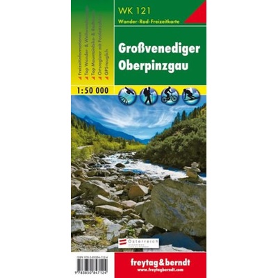 WK 121 Grossvenediger, Oberpinzgau 1:50 000/mapa