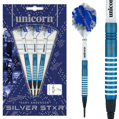 Unicorn Soft Silverstar Blue 80% - Gary Anderson - 19g (04776)