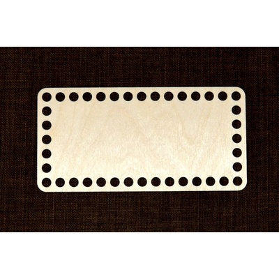 Dno na košík - obdélník 20 x 10 cm