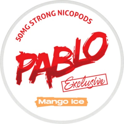 Pablo exclusive mango ice 50 mg/g 20 vrecúšok