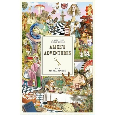Alice's Adventures A 1000-piece jigsaw inspired by Lewis Carroll's classic stories /anglais RIVANS MARIA