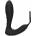 Ouch! by Shots E-Stim Vibrating Plug & Adjustable Ring Set with Remote Control Black