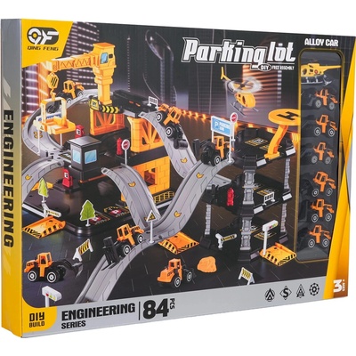 RKToys Stavební parkoviště s dopravními prostředky