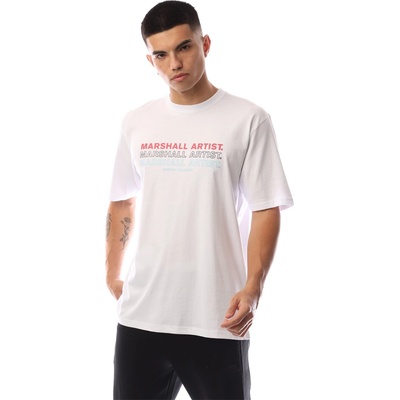 Marshall Artist Тениска Marshall Artist Men's Rept Logo Regular Fit T-Shirt - White