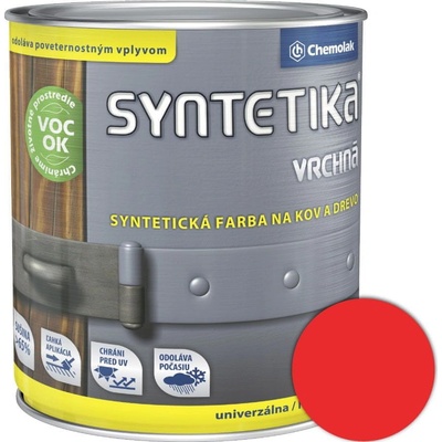 Chemolak Syntetika 2,5 l rumelková červená