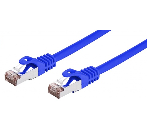C-TECH CB-PP6F-2B patch, Cat6, FTP, 2m, modrý