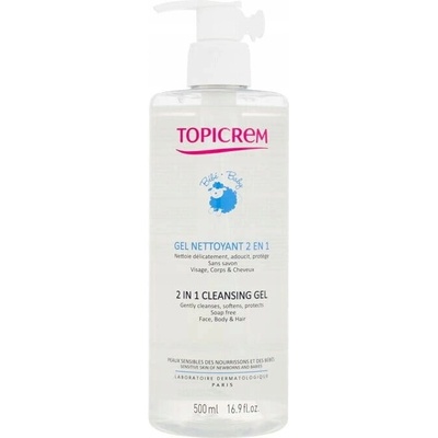 Topicrem BABY My 1st Cleansing Gel 2in1 umývací gél na telo a vlasy pre deti od narodenia 500 ml