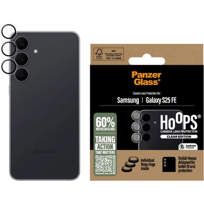Panzer Стъклен протектор за камера PanzerGlass за Samsung Galaxy S25 FE, Hoops, Прозрачен