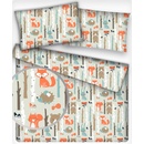 Bavlnená látka vzor zvieratká na béžovom podklade, metráž 160 cm