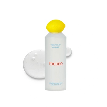 TOCOBO Лимонен тонер за лице с AHA и BHA киселини и витамин С; TOCOBO AHA BHA LEMON TONER 150mL