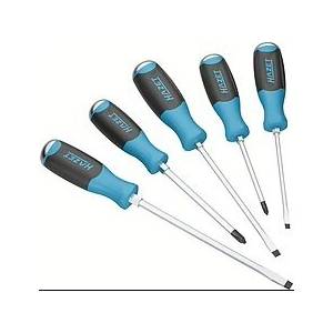 HAZET Комплект ударни отвертки - 5 броя (0.8 x 4.5, 1.2 x 7, PH1, PH2), HAZET 811S/5