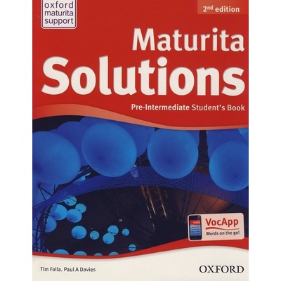 Maturita Solutions 2nd Edition Pre Intermediate Student´s Book Czech Edition