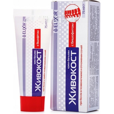 Eliksir Živokosť s bishofitom krém balzam na telo 75 ml