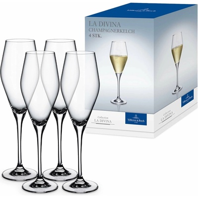 Villeroy & Boch La Divina poháre na šampanské 4 x 260 ml