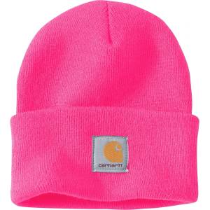 Carhartt Мъжка зимна шапка (beanie) Carhartt Watch Hat Beanie - Pink Glow - размер One Size (204-7042-2011)