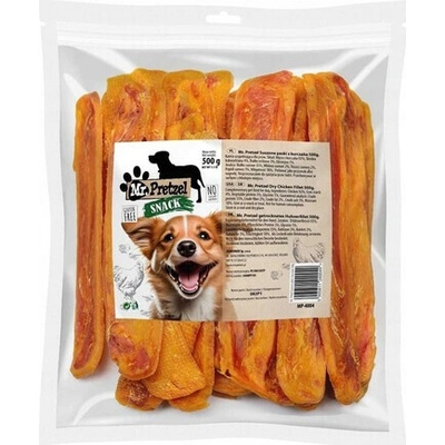 MR. PRETZEL Maškrta sušené pásky z kurčaťa pre psov 500 g