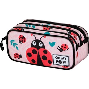 KARACTERMANIA Ученически несесер Karactermania OMP! - Ladybug, 3 ципа (7005)