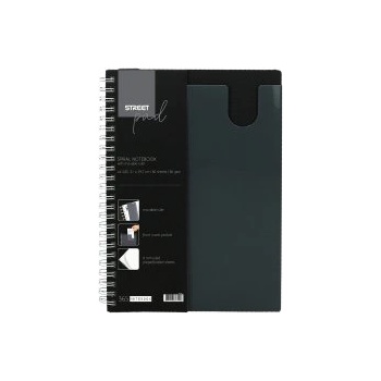 Image 1 of STREET Тетрадка SP Office A4 PP 80л черна
