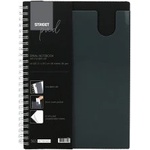 STREET Тетрадка SP Office A4 PP 80л черна