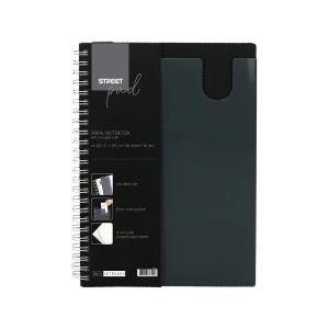 STREET Тетрадка SP Office A4 PP 80л черна