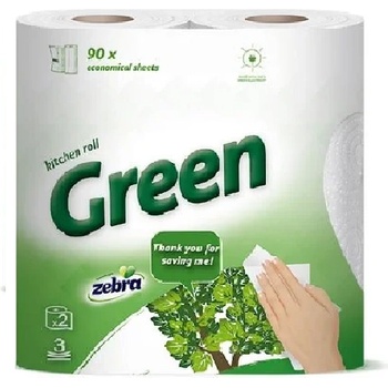 Кухненска ролка Зебра Грийн 2бр (56)