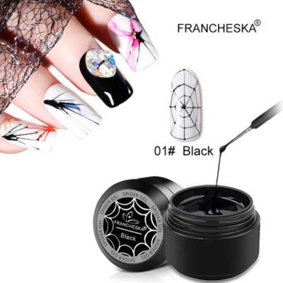 Francheska spider UV gel Black 8 g