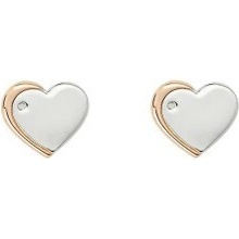 D for diamond Detské strieborné náušnice s diamantom E6159