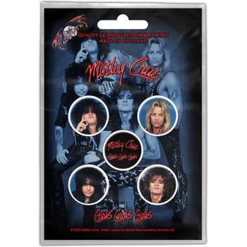 RAZAMATAZ Значки Mötley Crüe - Girls, Girls, Girls - RAZAMATAZ - BB069