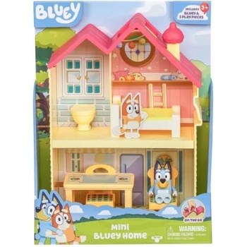 TM Toys Фигурки на "Bluey": Комплект с мини къщичка (BLU17614)