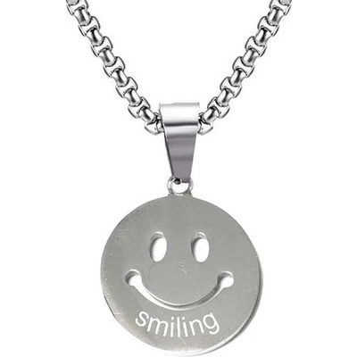 Impress Jewelry Přívěsek z chirurgické oceli Smiling Emoji 210807100023