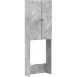 vidaXL Тоалетна Шкаф BREDA Бетонно сиво 66 x 25, 5 x 190 см (897578)