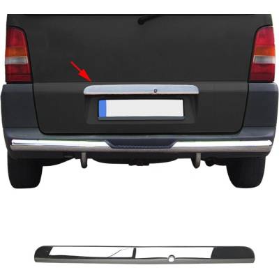 Nerez chróm lišta nad zadnou ŠPZ Mercedes Benz Vito W638 1996-2003