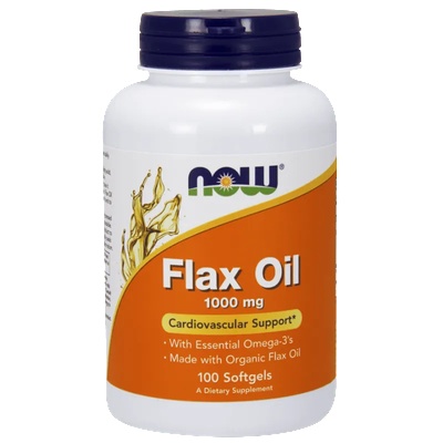 NOW ЛЕНЕНО МАСЛО (high lignan flax seed oil) 1000МГ
