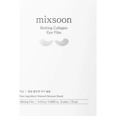 mixsoon Melting Collagen Eye Film озаряваща платнена маска за околоочната област 5x2 бр