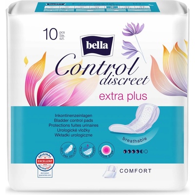 Bella Controli Discreet inkontinenčné vložky Extra Plus 10 ks