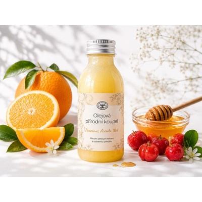 Acerola Med olejová přírodní koupel Pomeranč 120 ml
