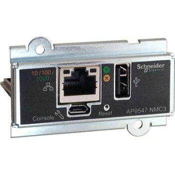 APC Network Management Card 3 UPS Network Management Cards for Easy UPS 3 Series 3-Phase remotely monitor and manage the UPS (AP9547)